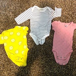 Newborn baby girl onesies